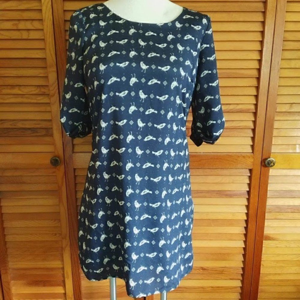 Lily Rose Cute Birds Tunic or Mini Dress